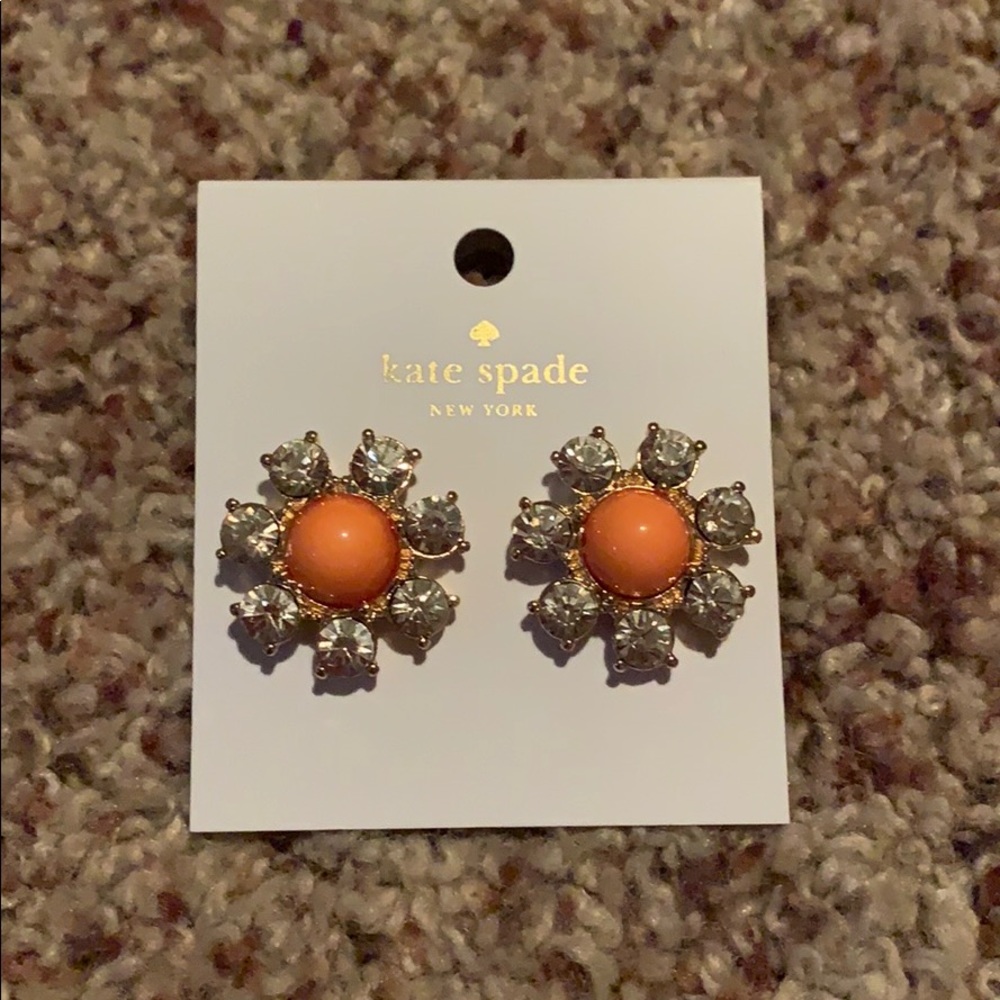 Kate spade flower earrings